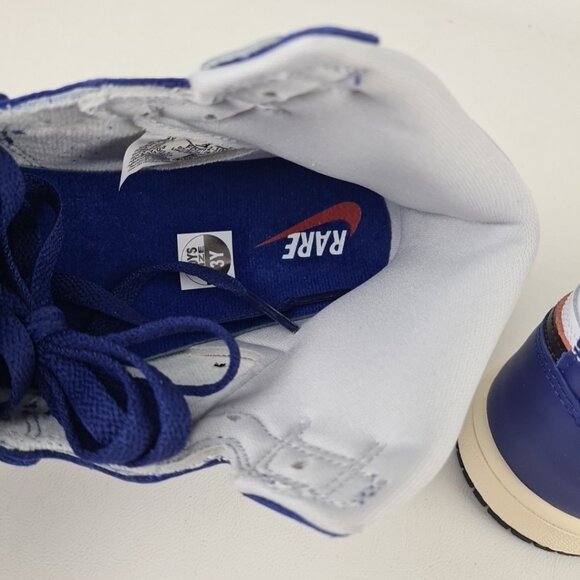 Air Jordan 1 Retro High OG PS White Black Leather Sneakers Size 3Y - Picture 7 of 9